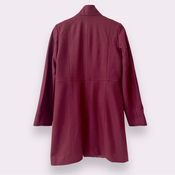 Land’s End Wool Fit and Flare Coat | Women’s Size 4 Tall | Deep Claret | $38.00 - Picture 5 of 8